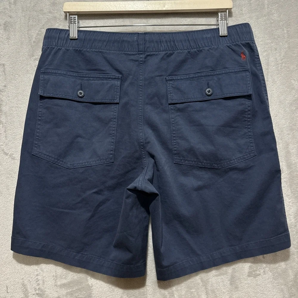 Polo Ralph Lauren Prepster Shorts Men's M Navy Classic Fit Chino Drawstring Logo
